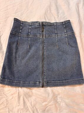 We The Free denim mini skirt